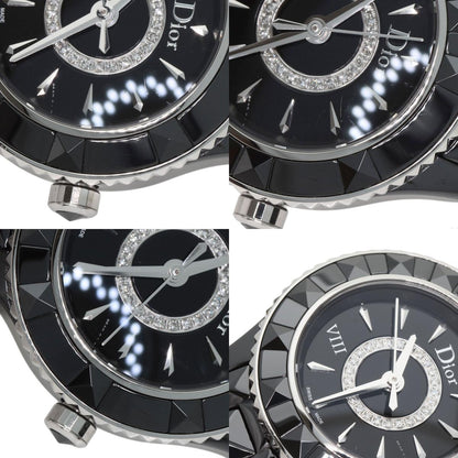 CHRISTIAN DIOR クリスチャンディオール CD1221E0 オンユイット 腕時計 セラミック レディース 中古