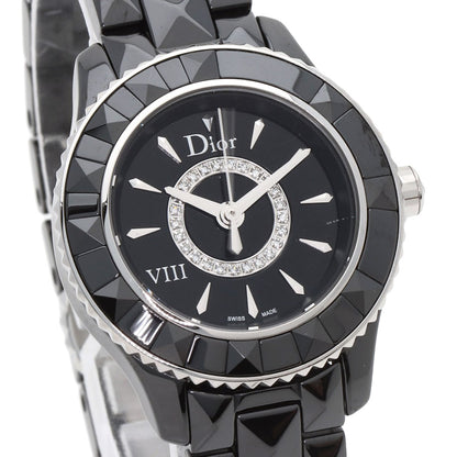 CHRISTIAN DIOR クリスチャンディオール CD1221E0 オンユイット 腕時計 セラミック レディース 中古