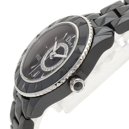 CHRISTIAN DIOR クリスチャンディオール CD1221E0 オンユイット 腕時計 セラミック レディース 中古