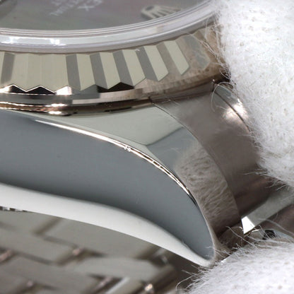 ROLEX ロレックス 179174NG デイトジャスト 10P ダイヤモンド 腕時計 SS レディース 中古