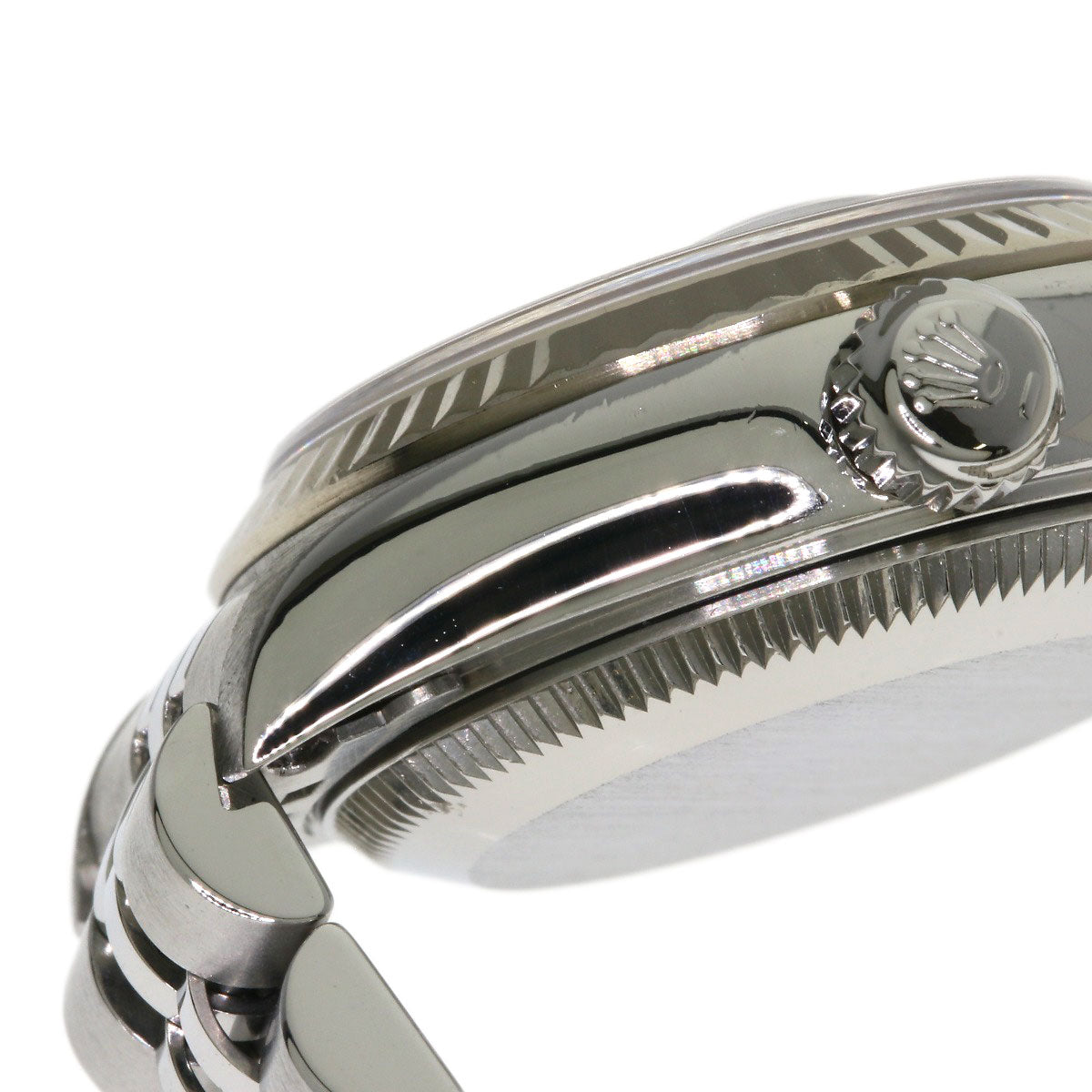 ROLEX ロレックス 79174G デイトジャスト 10P ダイヤモンド ブルーグラデーション 腕時計 SS レディース 中古