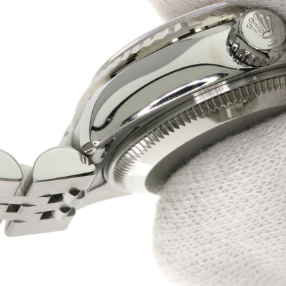 ROLEX ロレックス 179174G デイトジャスト 10P ダイヤモンド 腕時計 SS レディース 中古