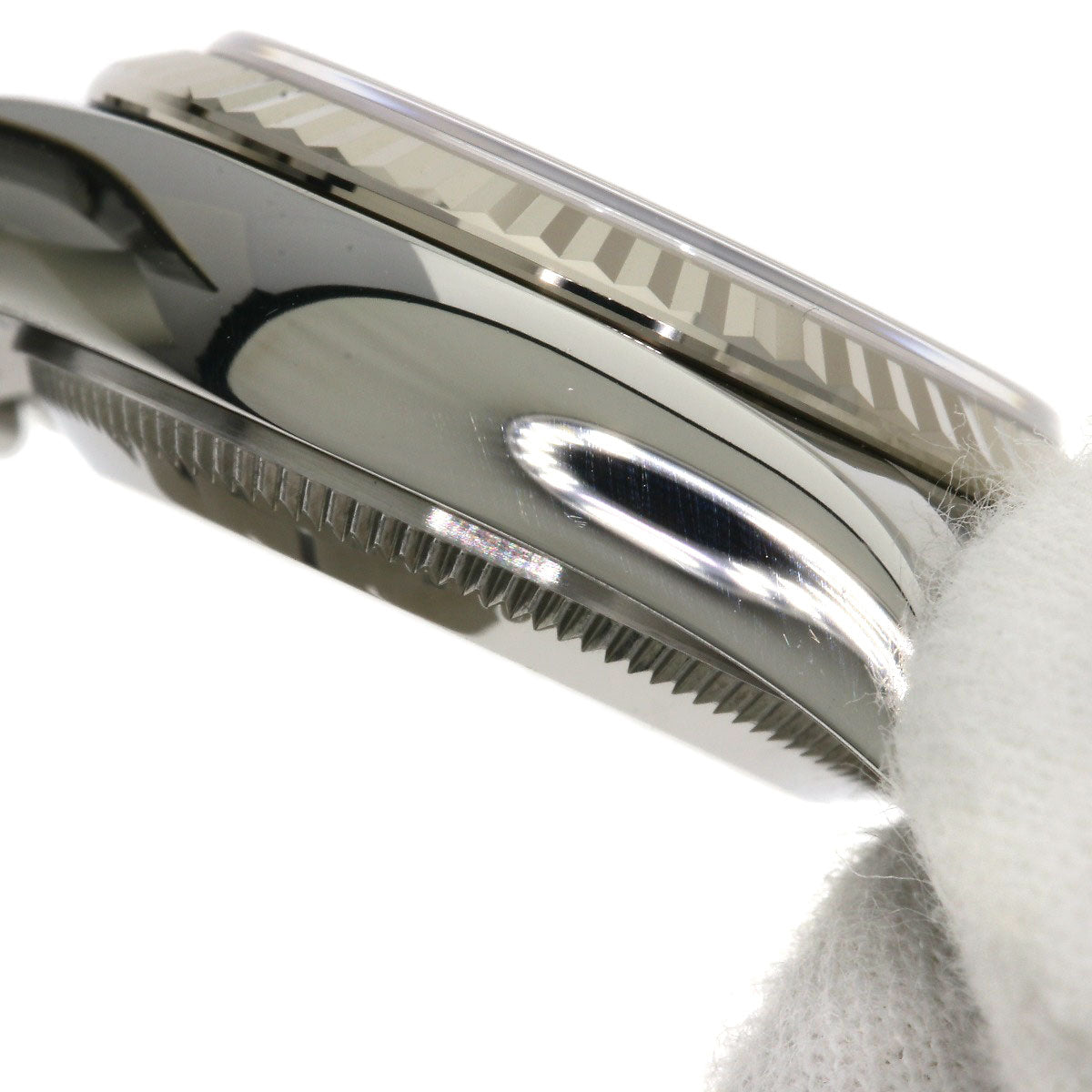 ROLEX ロレックス 179174G デイトジャスト 10P ダイヤモンド 腕時計 SS レディース 中古