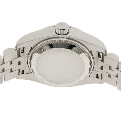 ROLEX ロレックス 179174G デイトジャスト 10P ダイヤモンド 腕時計 SS レディース 中古