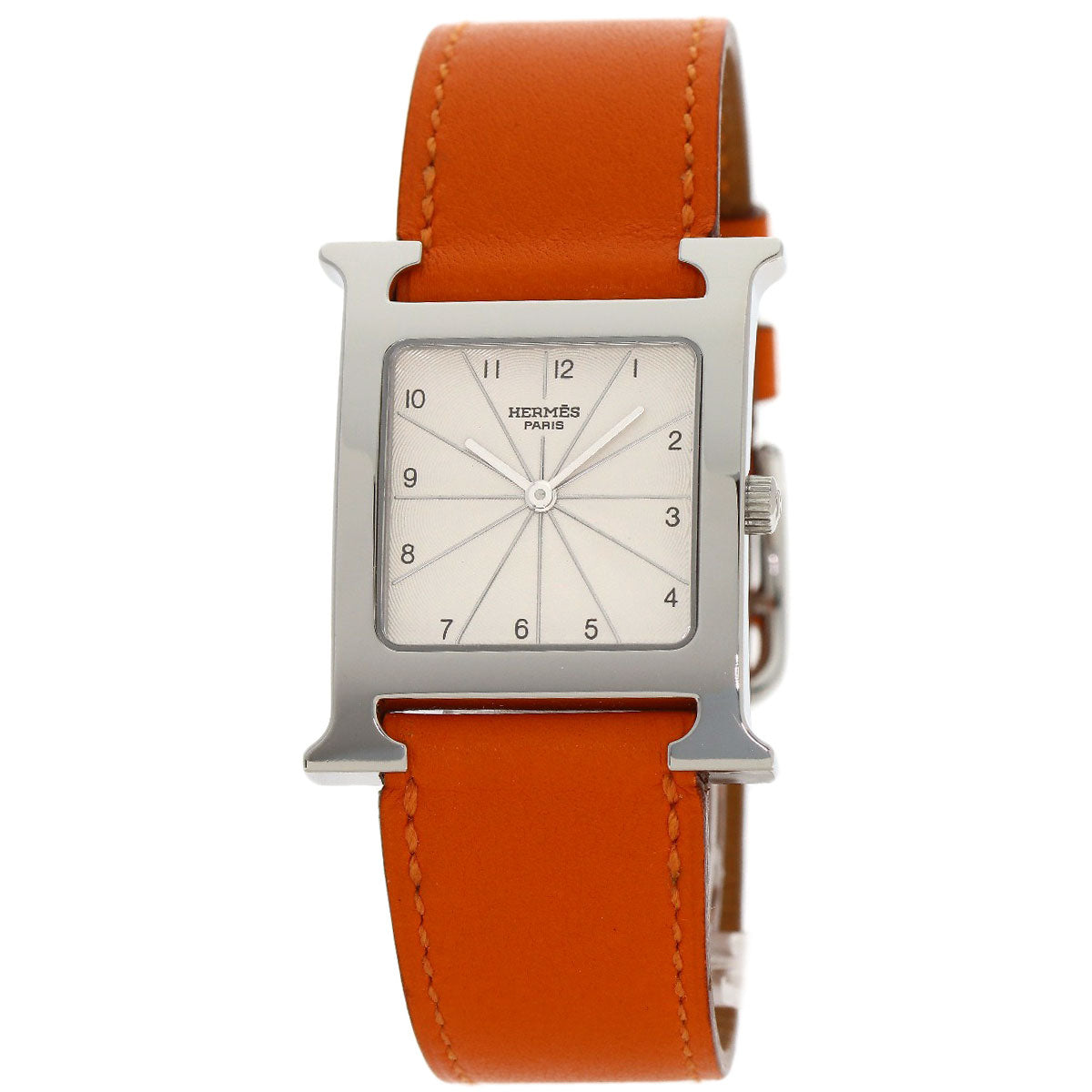 HERMES エルメス HH1.510 Hウォッチ 腕時計 SS メンズ 中古