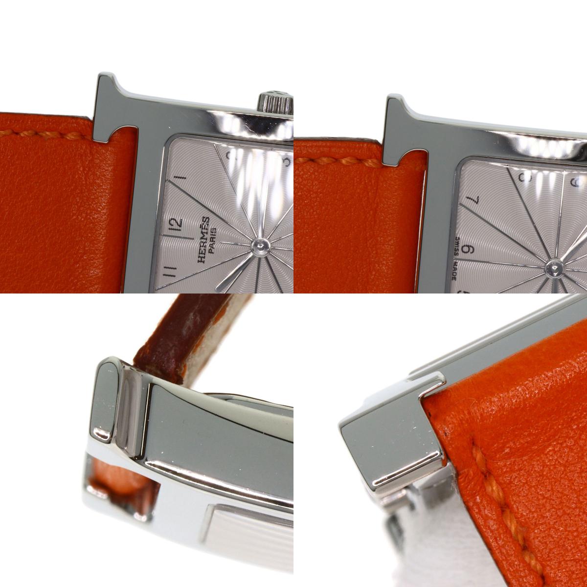 HERMES エルメス HH1.510 Hウォッチ 腕時計 SS メンズ 中古