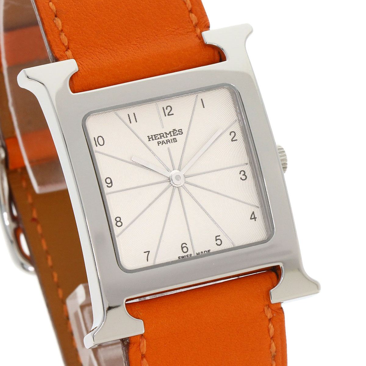 HERMES エルメス HH1.510 Hウォッチ 腕時計 SS メンズ 中古