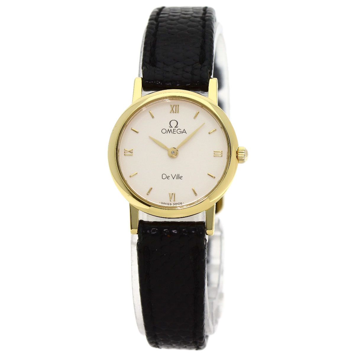 OMEGA オメガ デビル 腕時計 K18YG レディース 中古