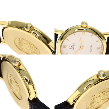 OMEGA オメガ デビル 腕時計 K18YG レディース 中古