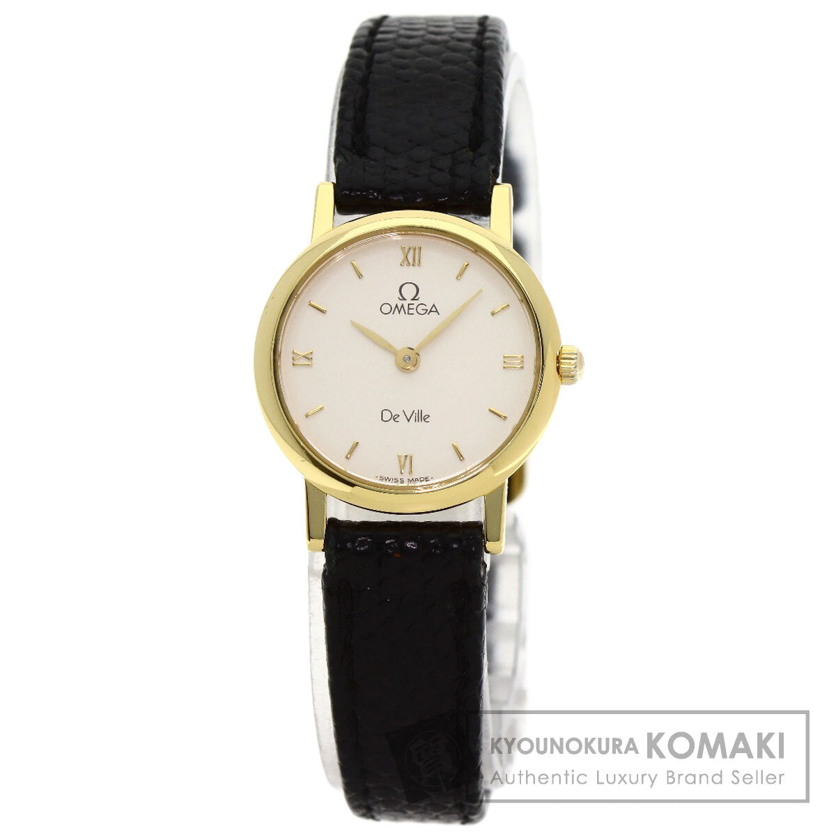 OMEGA オメガ デビル 腕時計 K18YG レディース 中古