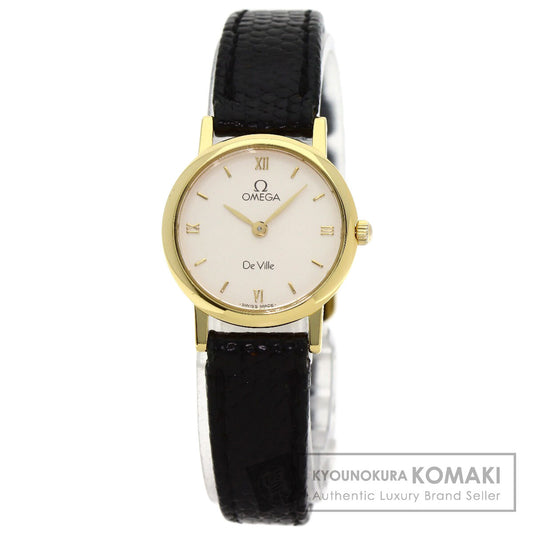 OMEGA オメガ デビル 腕時計 K18YG レディース 中古