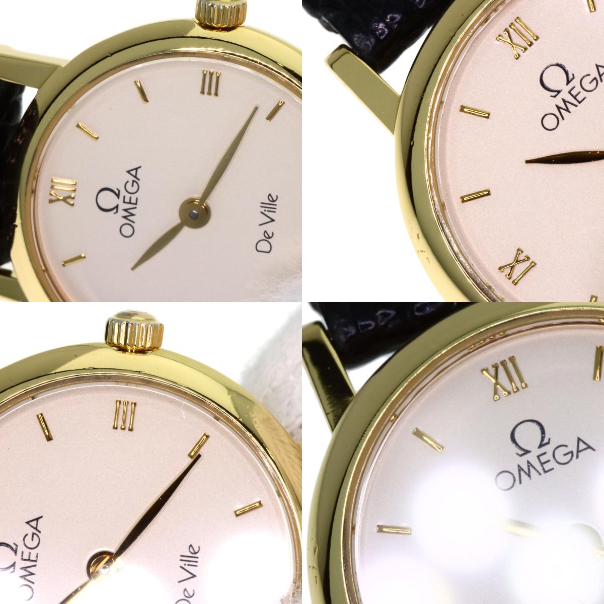OMEGA オメガ デビル 腕時計 K18YG レディース 中古