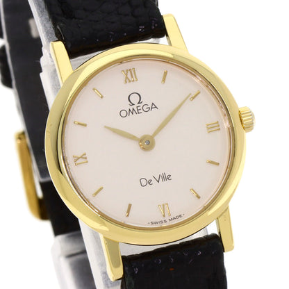 OMEGA オメガ デビル 腕時計 K18YG レディース 中古