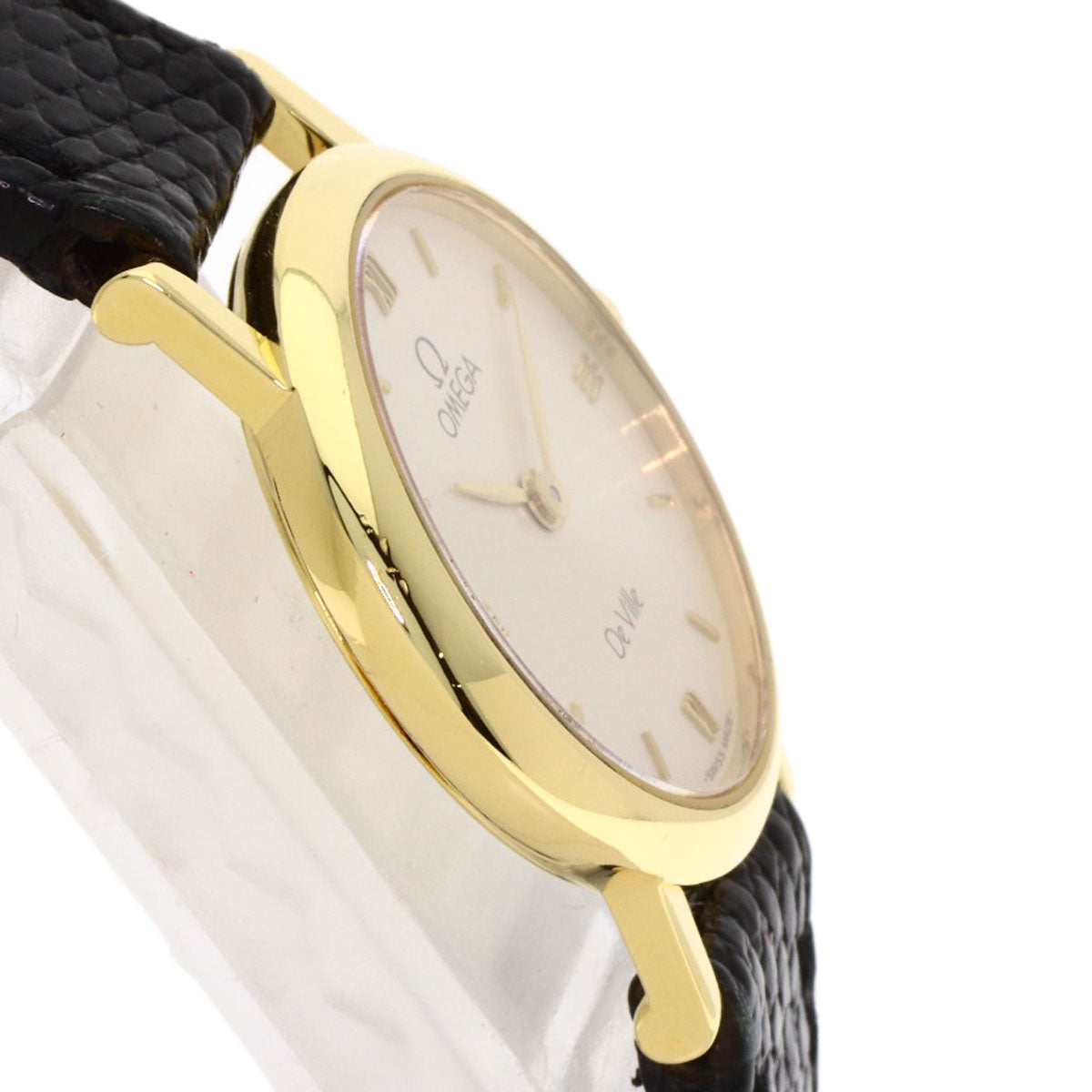 OMEGA オメガ デビル 腕時計 K18YG レディース 中古