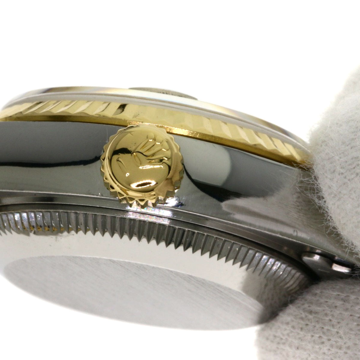 ROLEX ロレックス 69173G デイトジャスト 10P ダイヤモンド 腕時計 SS レディース 中古