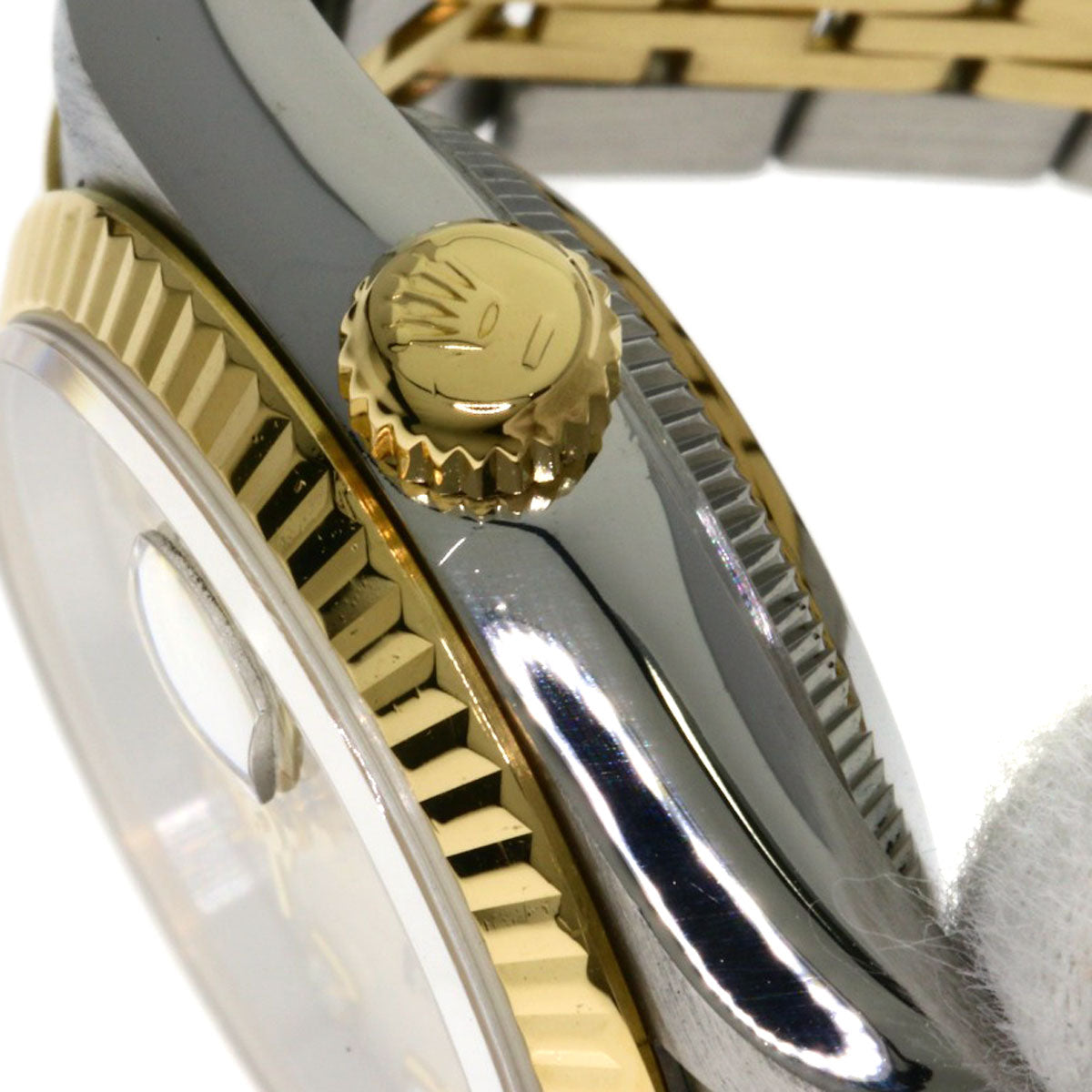 ROLEX ロレックス 69173G デイトジャスト 10P ダイヤモンド 腕時計 SS レディース 中古