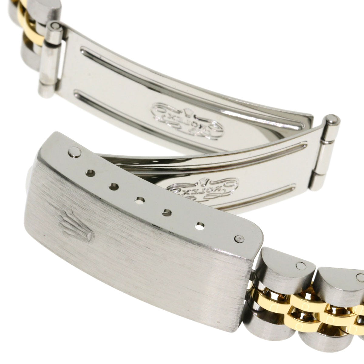 ROLEX ロレックス 69173G デイトジャスト 10P ダイヤモンド 腕時計 SS レディース 中古