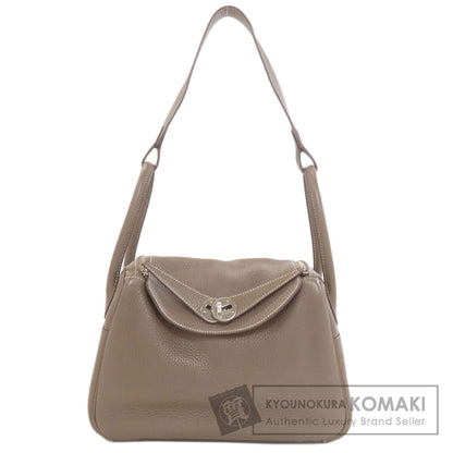 HERMES エルメス リンディ26 エトープ シルバー金具 ハンドバッグ トリヨン レディース 中古