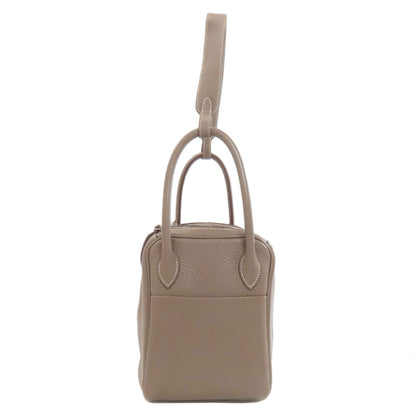 HERMES エルメス リンディ26 エトープ シルバー金具 ハンドバッグ トリヨン レディース 中古