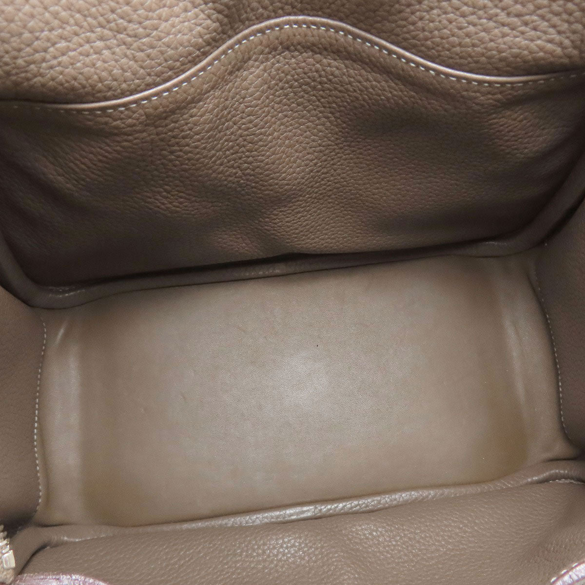 HERMES エルメス リンディ26 エトープ シルバー金具 ハンドバッグ トリヨン レディース 中古