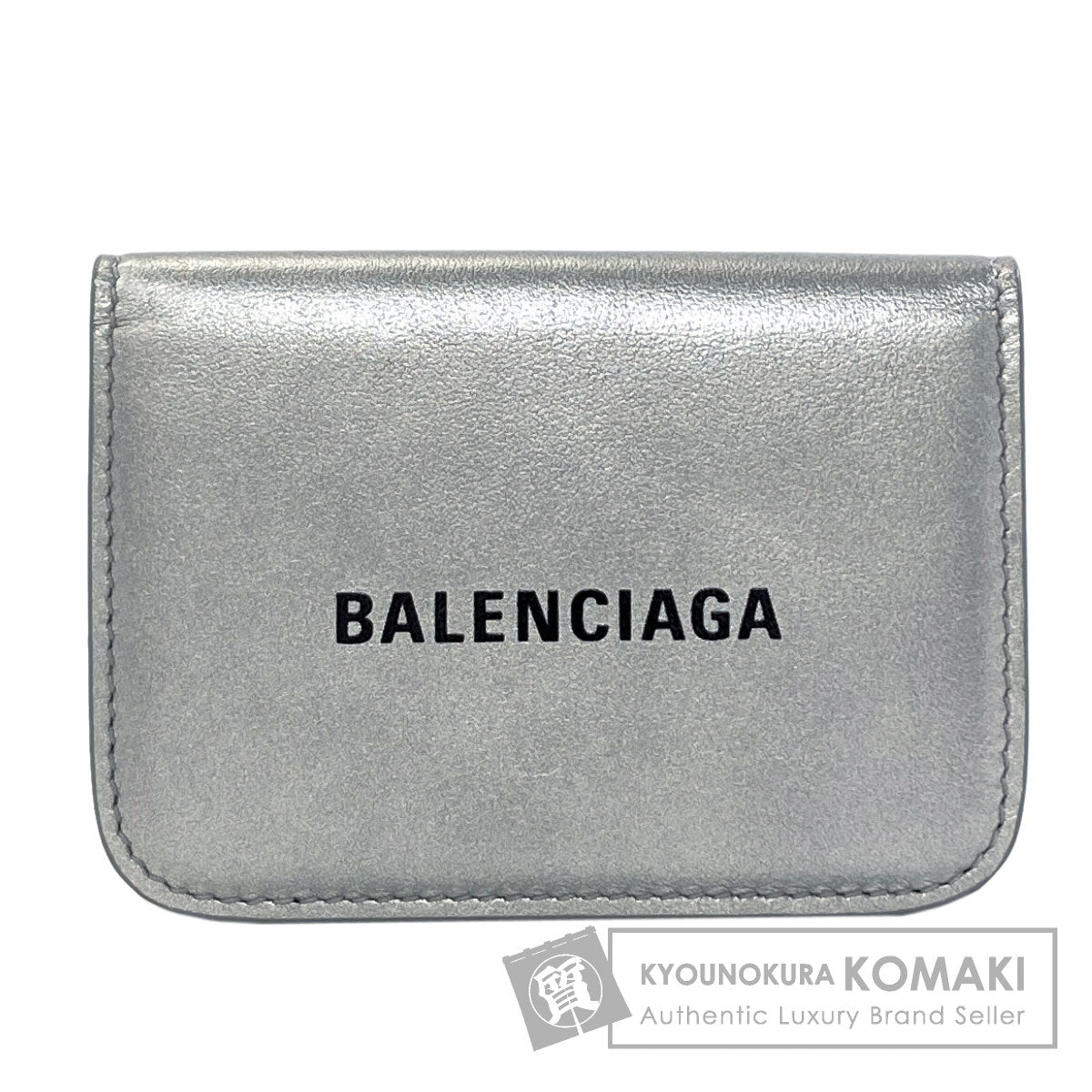バレンシアガ ロゴ 三つ折り財布 ミニウォレット 二つ折り財布（小銭入れあり） 中古 商品画像1