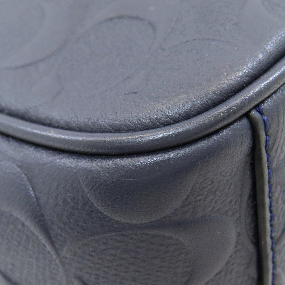 COACH コーチ 72277 シグネチャー ショルダーバッグ PVC レディース 中古