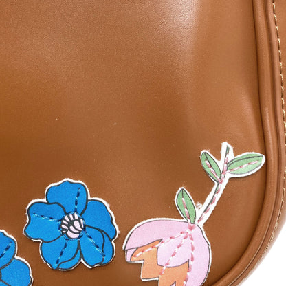 MARNI マルニ キッズ フラワー ショルダーバッグ レザー レディース 中古
