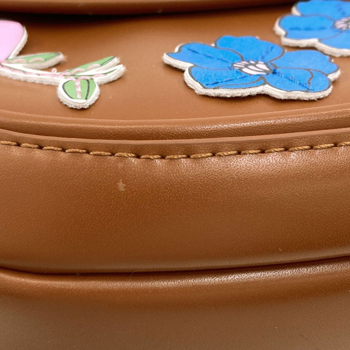 MARNI マルニ キッズ フラワー ショルダーバッグ レザー レディース 中古