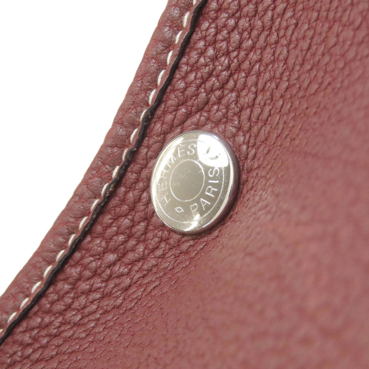 HERMES エルメス ガーデンパーティTPM シルバー金具 ハンドバッグ ネゴンダ レディース 中古