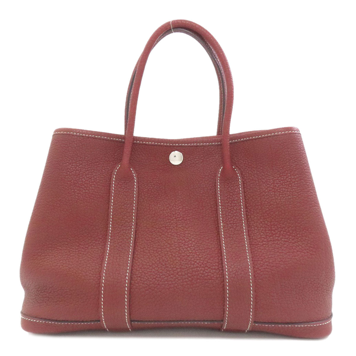 HERMES エルメス ガーデンパーティTPM シルバー金具 ハンドバッグ ネゴンダ レディース 中古