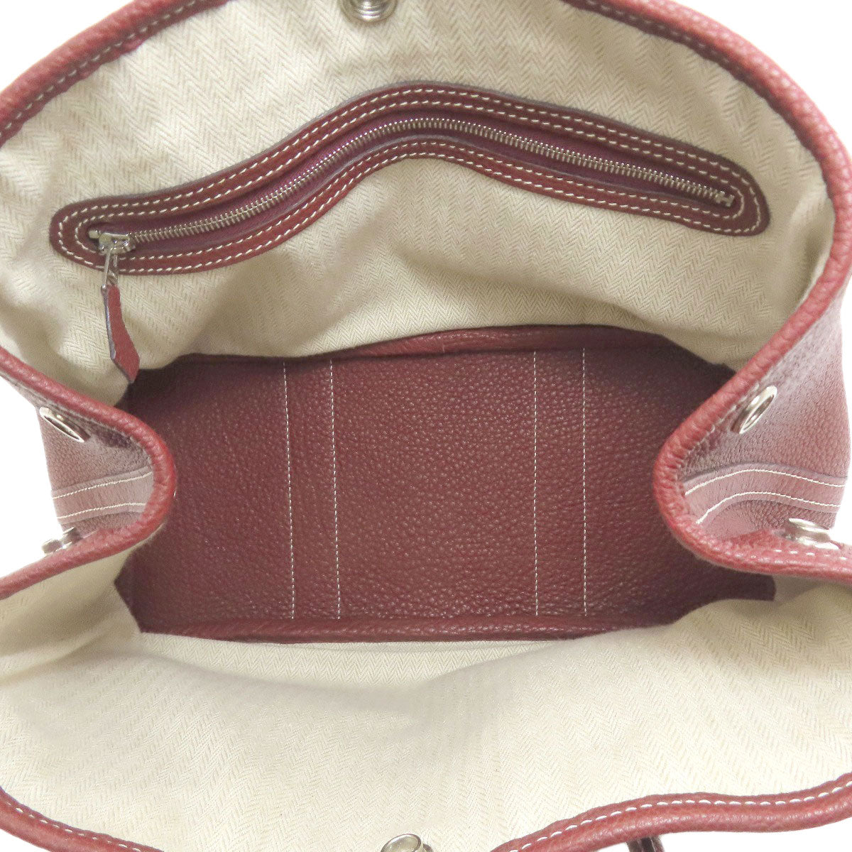 HERMES エルメス ガーデンパーティTPM シルバー金具 ハンドバッグ ネゴンダ レディース 中古