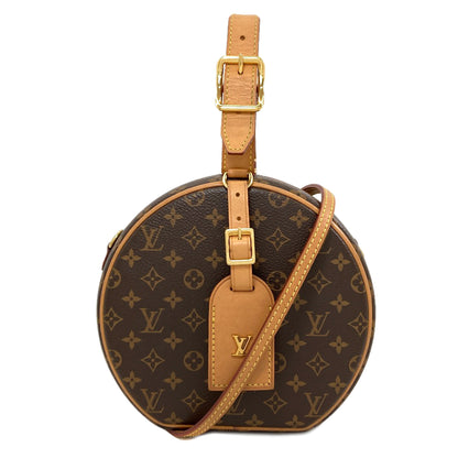 LOUIS VUITTON ルイヴィトン M43514 プティット・ボワット・シャポー ハンドバッグ モノグラムキャンバス レディース 中古