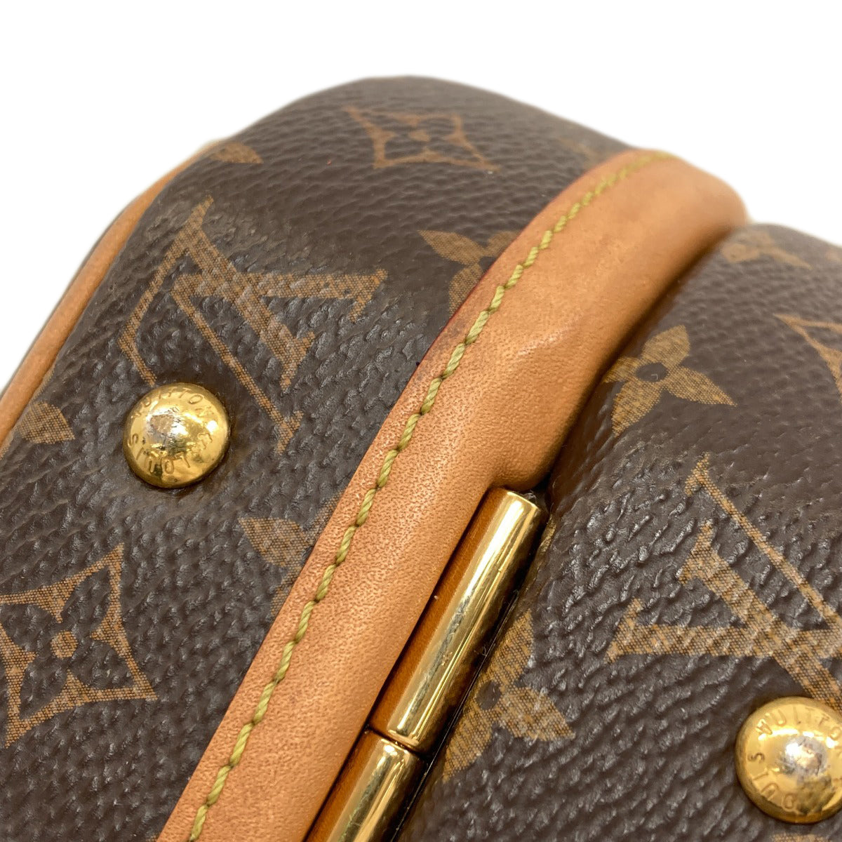 LOUIS VUITTON ルイヴィトン M43514 プティット・ボワット・シャポー ハンドバッグ モノグラムキャンバス レディース 中古