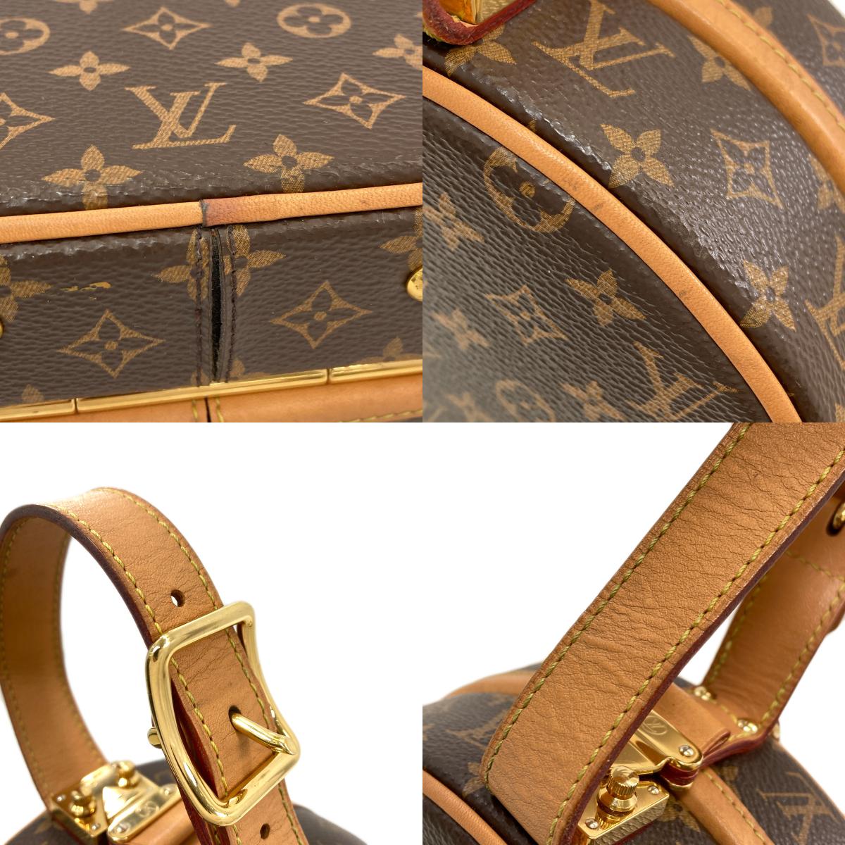 LOUIS VUITTON ルイヴィトン M43514 プティット・ボワット・シャポー ハンドバッグ モノグラムキャンバス レディース 中古