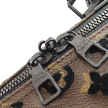 LOUIS VUITTON ルイヴィトン M45046 キーポル トリアングル50 ボストンバッグ モノグラムタフタージュ レディース 中古