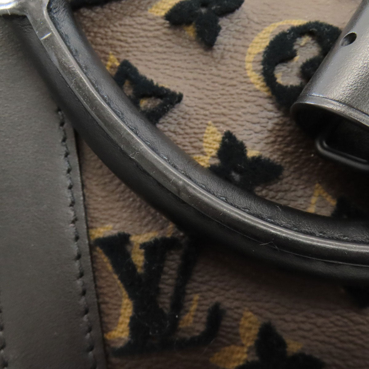 LOUIS VUITTON ルイヴィトン M45046 キーポル トリアングル50 ボストンバッグ モノグラムタフタージュ レディース 中古