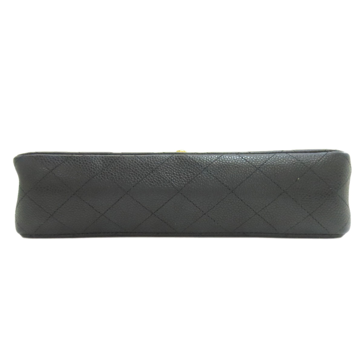 CHANEL シャネル マトラッセ ダブルフラップ ゴールド金具 ショルダーバッグ グレインド カーフスキン レディース 中古