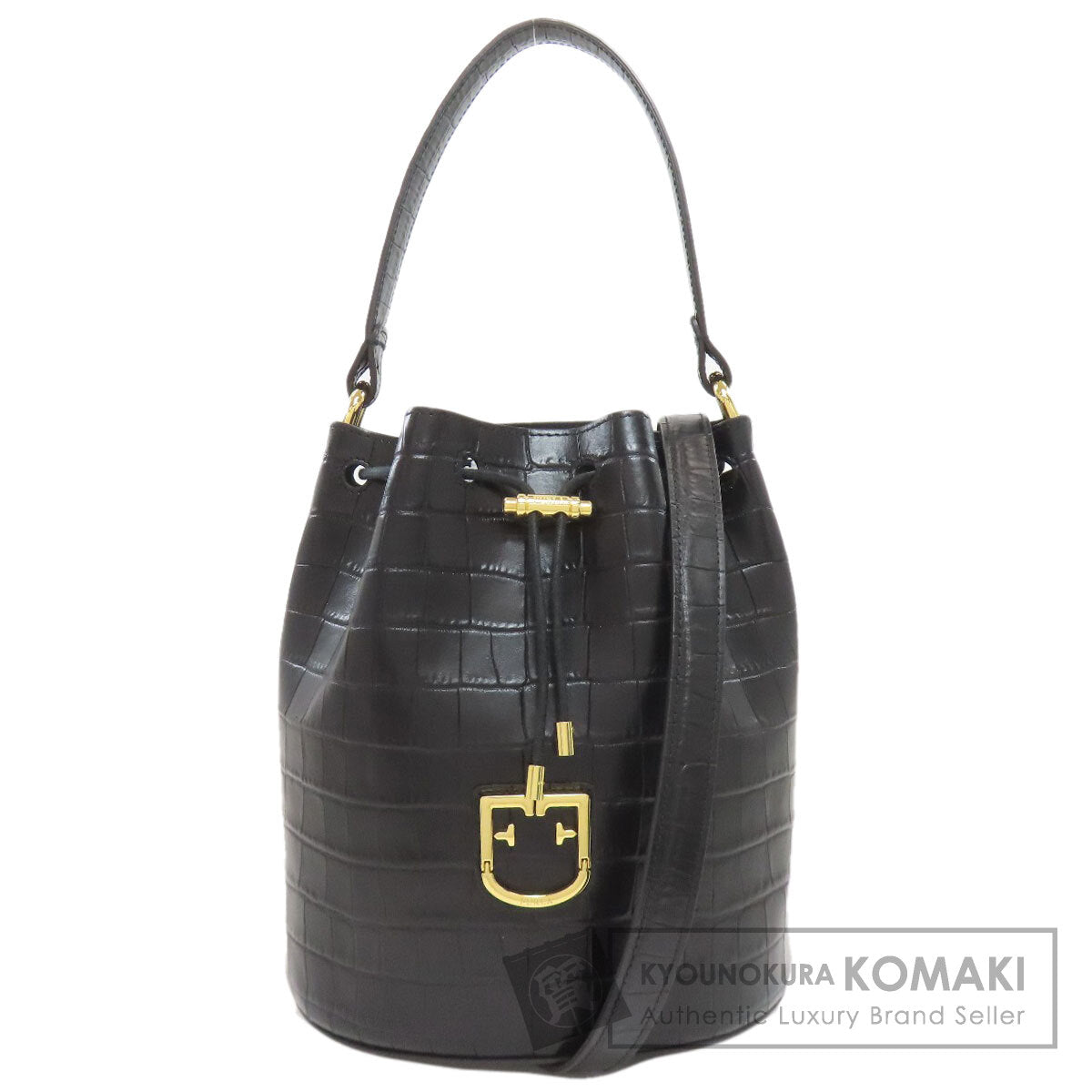 フルラ 型押し 2WAY ハンドバッグ 中古 商品画像1