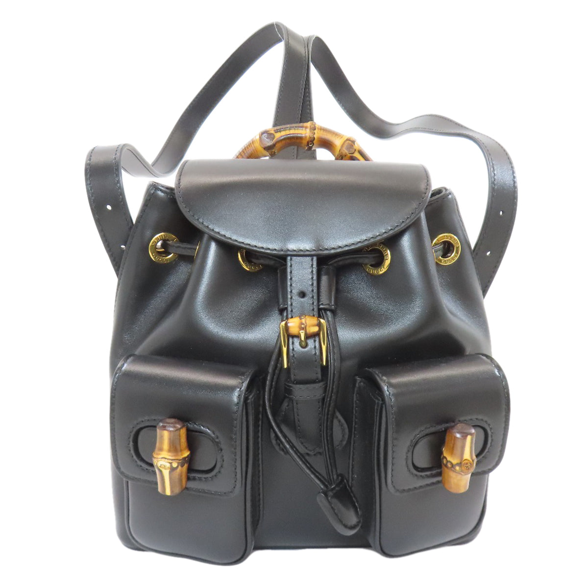 GUCCI グッチ 702101 バンブー リュック・デイパック カーフ レディース 中古