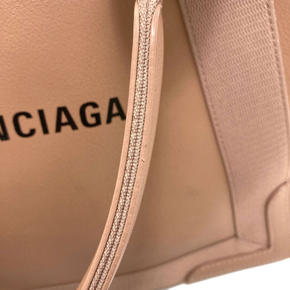 BALENCIAGA バレンシアガ 581292 ネイビーカバス S ハンドバッグ カーフ レディース 中古