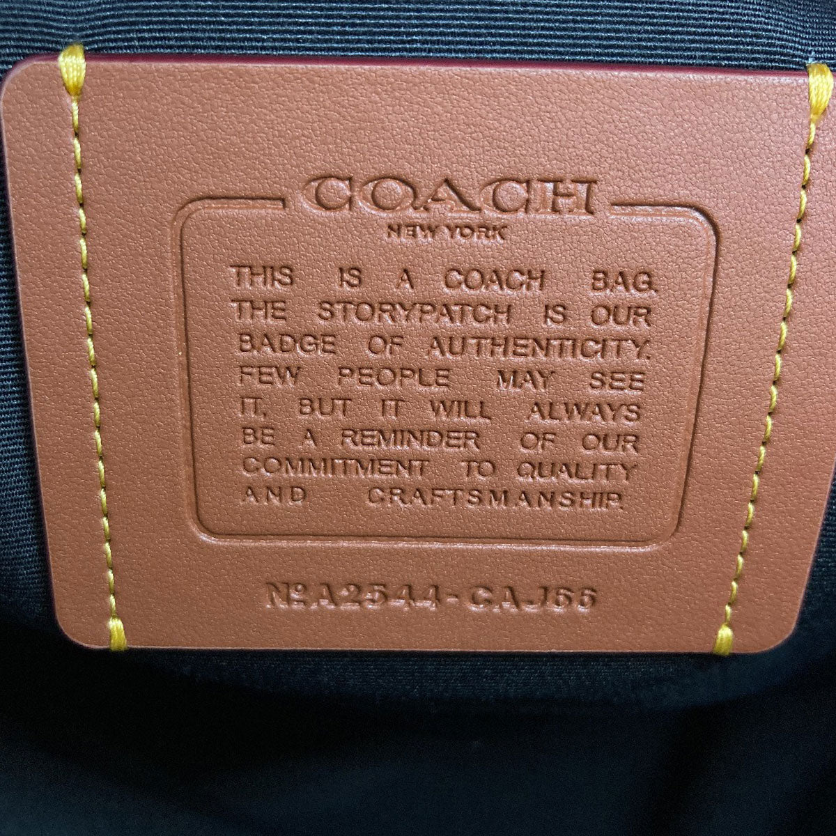 COACH コーチ CAJ66 ロゴ リュック・デイパック レザー レディース 中古