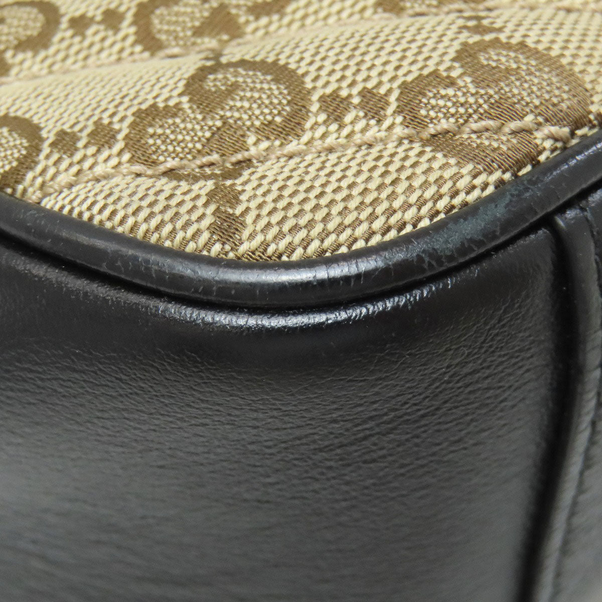 GUCCI グッチ 443497 GGマーモント ミディアム ショルダーバッグ キャンバス レディース 中古