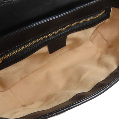 GUCCI グッチ 443497 GGマーモント ミディアム ショルダーバッグ キャンバス レディース 中古