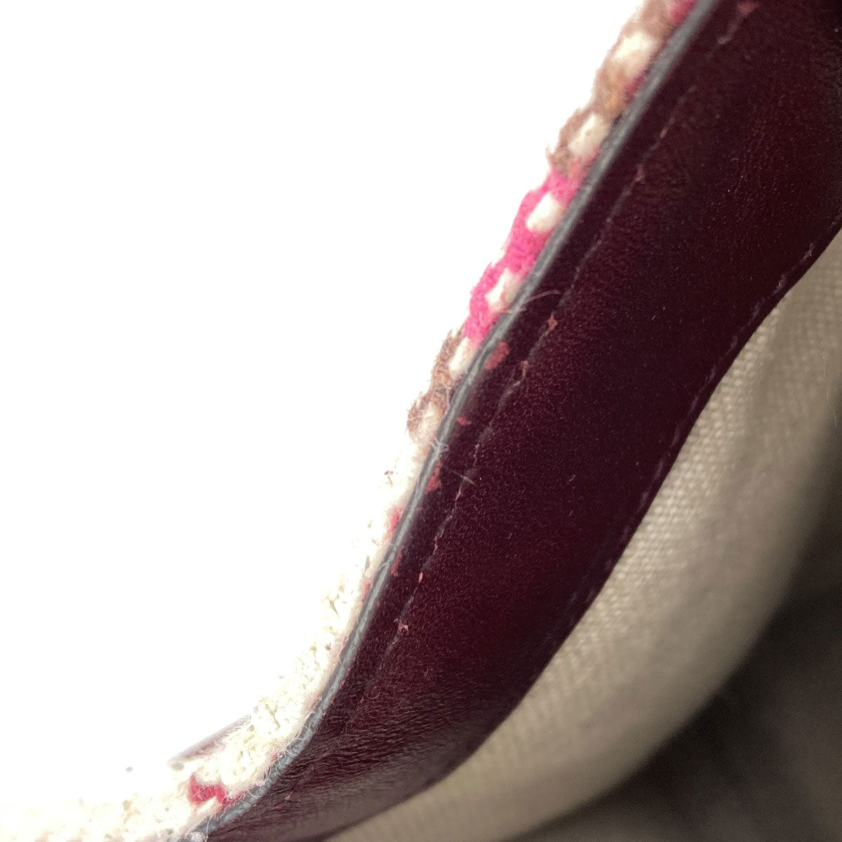 Jimmy Choo ジミーチュウ ヴァレンヌ 2WAY ハンドバッグ ウール レディース 中古