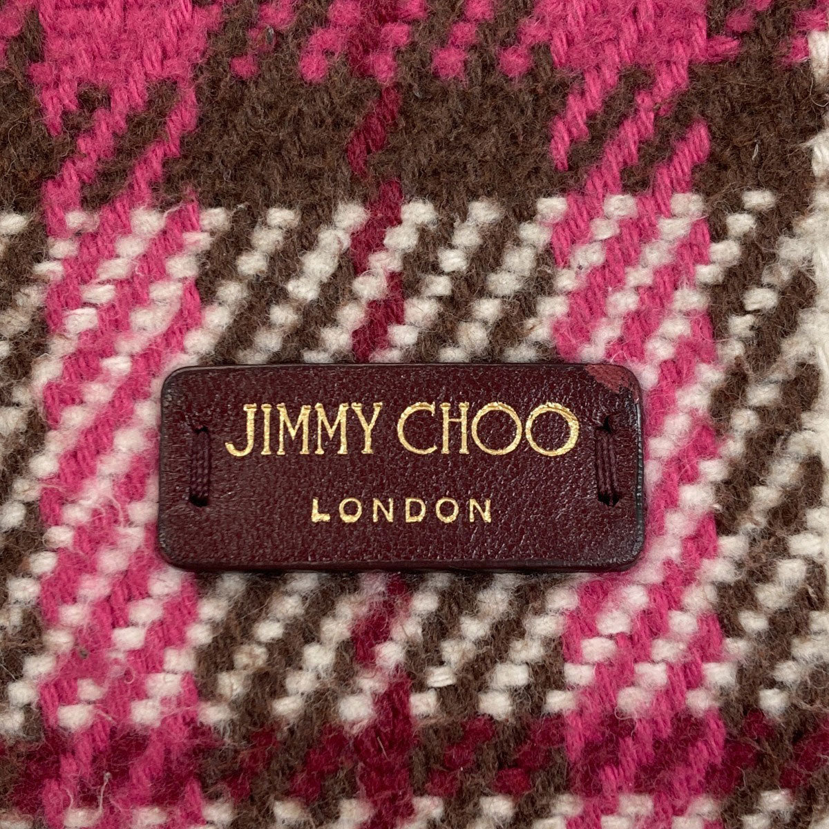 Jimmy Choo ジミーチュウ ヴァレンヌ 2WAY ハンドバッグ ウール レディース 中古