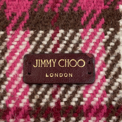 Jimmy Choo ジミーチュウ ヴァレンヌ 2WAY ハンドバッグ ウール レディース 中古
