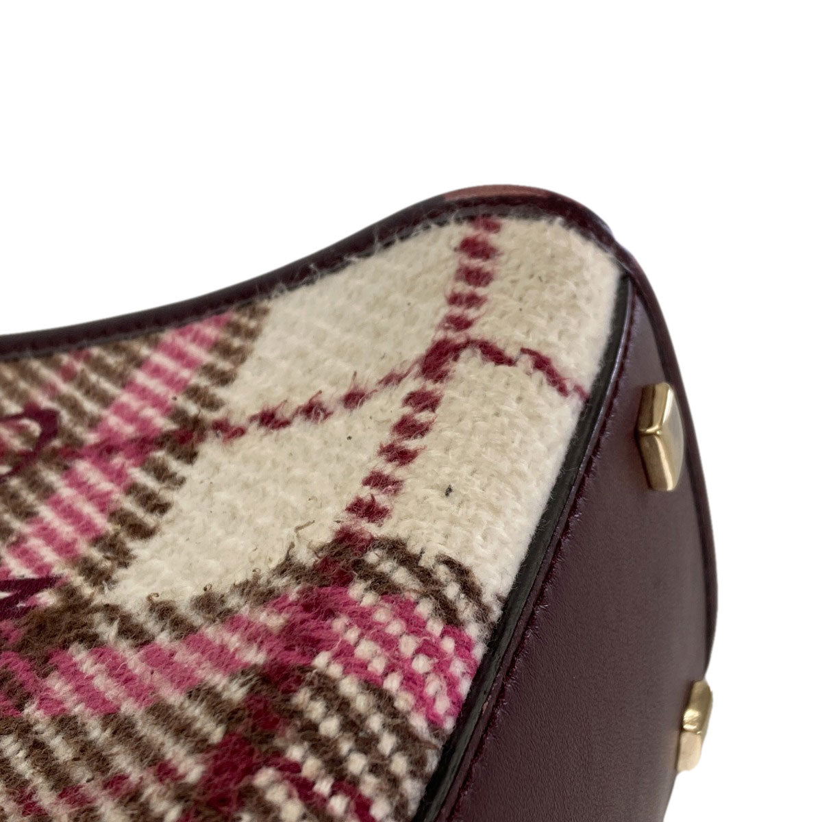 Jimmy Choo ジミーチュウ ヴァレンヌ 2WAY ハンドバッグ ウール レディース 中古