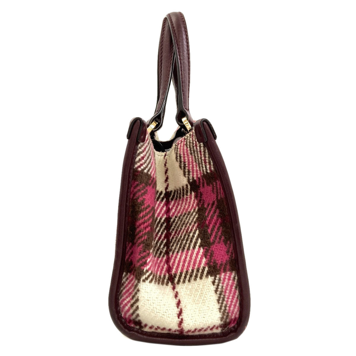 Jimmy Choo ジミーチュウ ヴァレンヌ 2WAY ハンドバッグ ウール レディース 中古