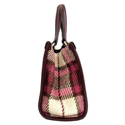 Jimmy Choo ジミーチュウ ヴァレンヌ 2WAY ハンドバッグ ウール レディース 中古