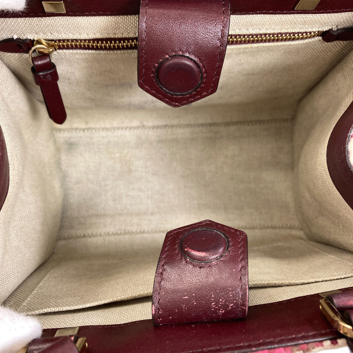 Jimmy Choo ジミーチュウ ヴァレンヌ 2WAY ハンドバッグ ウール レディース 中古